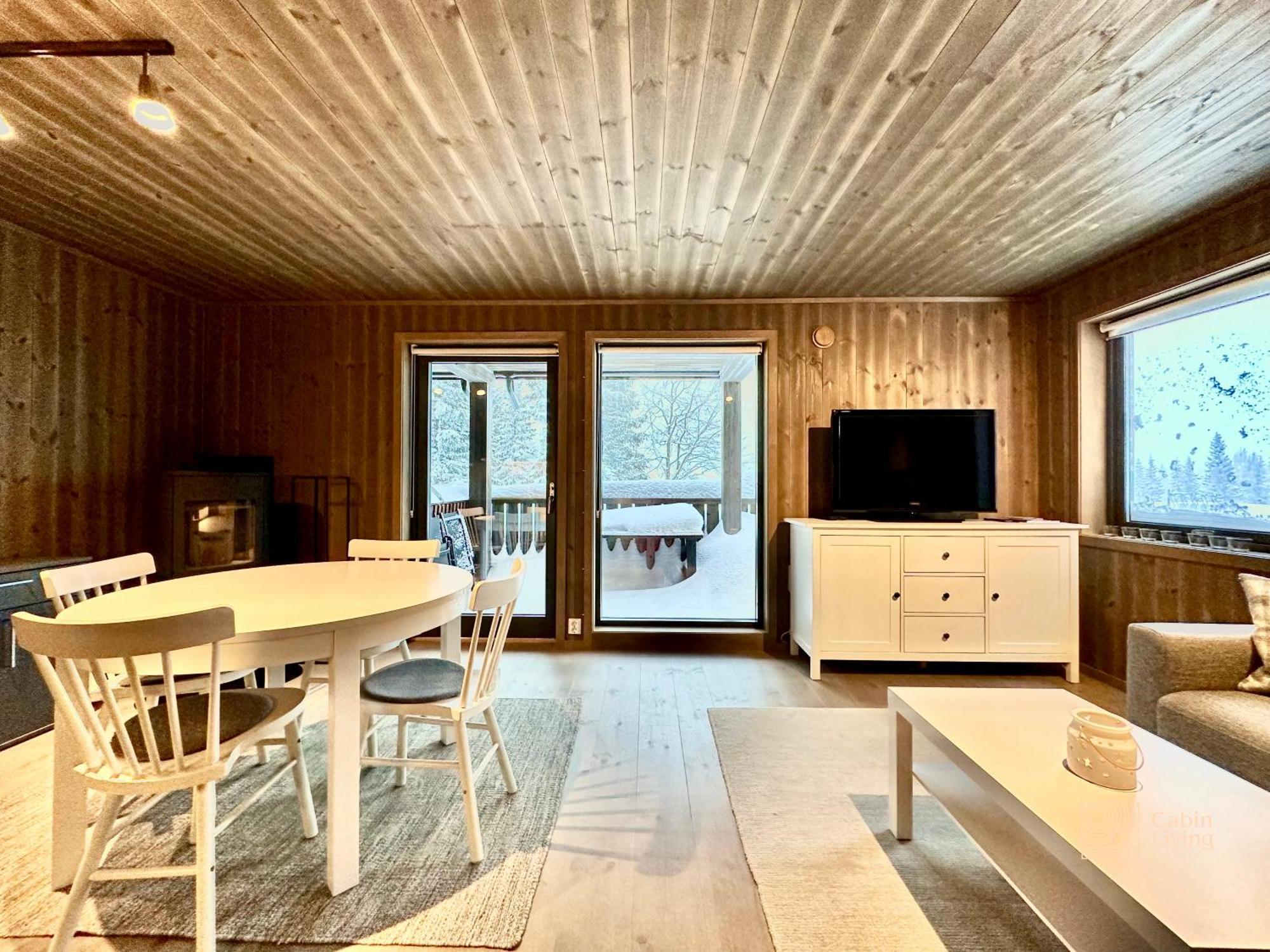Modern Ski-In Out Apartment At Sjusjoen Екстериор снимка